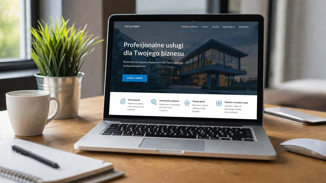 Co powinna zawierać strona internetowa firmy usługowej