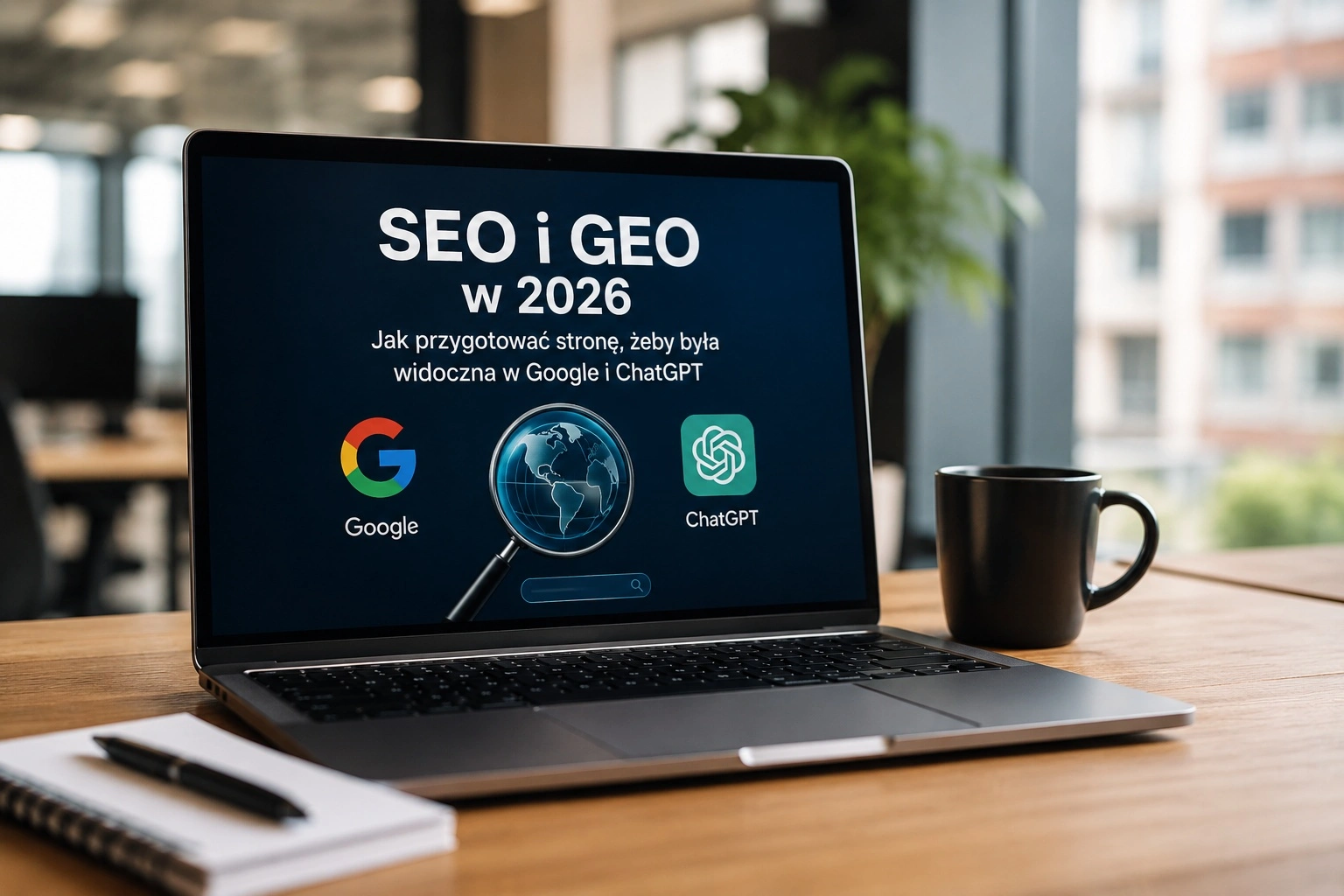SEO i GEO w 2026. Jak przygotować stronę, żeby była widoczna w Google i ChatGPT